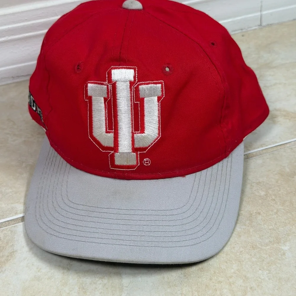 Vintage Indiana University Sports Specialties Hat Red IU Snapback
